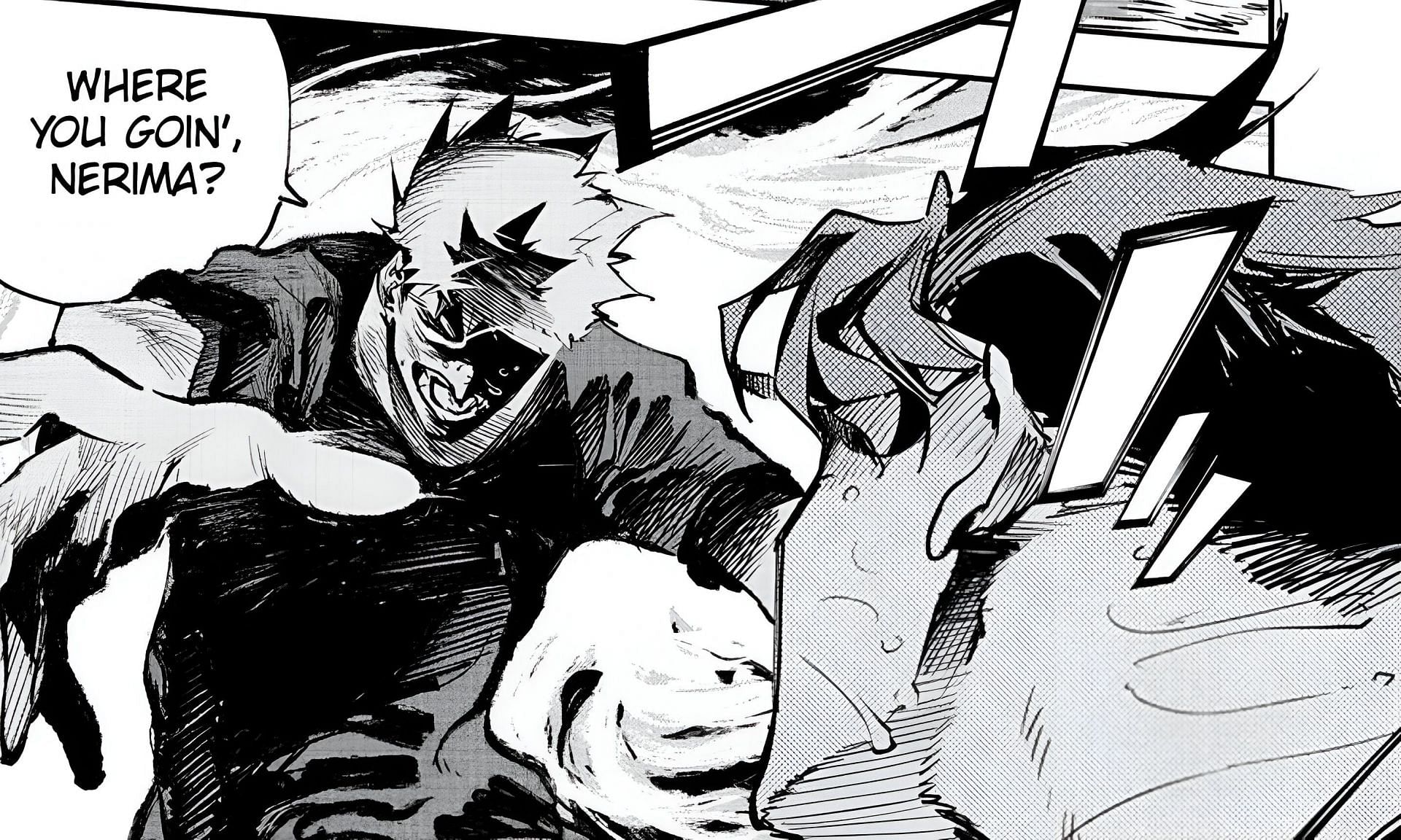 Noboru Haitani and Yuzen Nerima as seen in the Embers manga (Image via Shueisha)